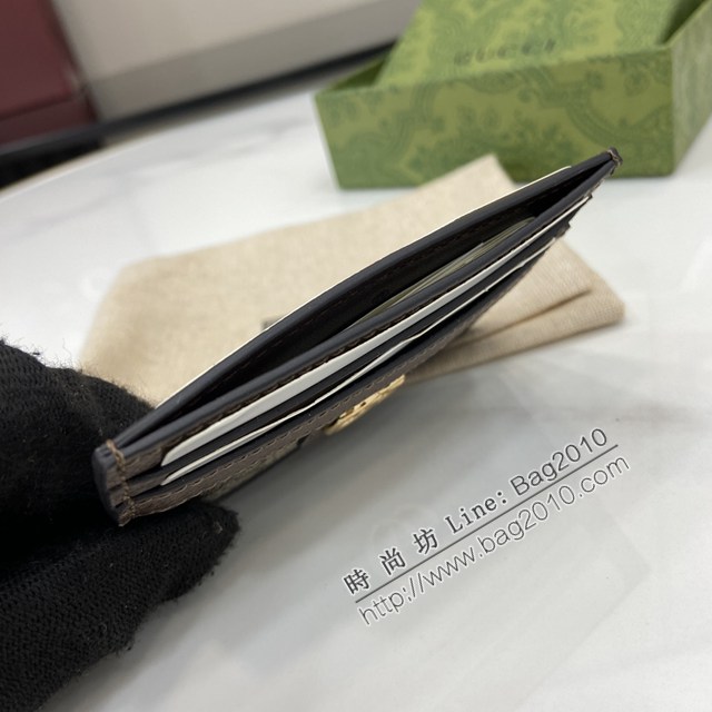 Gucci專櫃古馳最新款Ophidia系列短款卡包錢夾 jh2838型號：772306